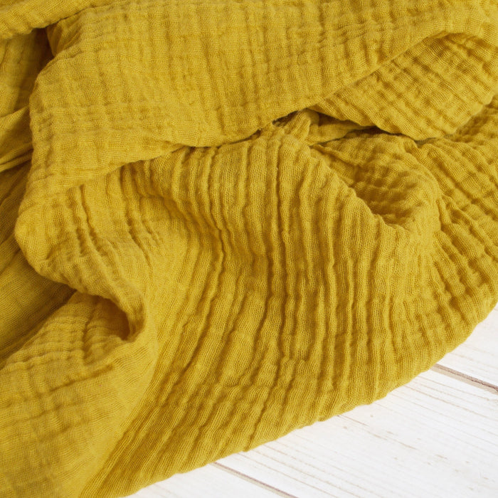 Sugar + Maple Classic Muslin Swaddle - Mustard