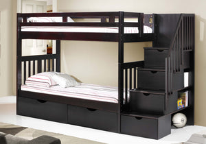 Innovations Naples Twin/Twin  Bunk with Staircase