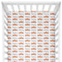 Sugar + Maple Crib Sheet - Truck Orange