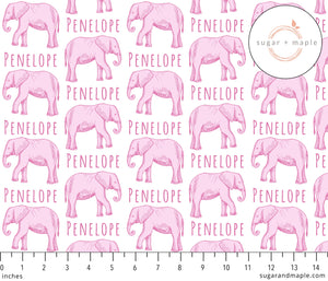 Sugar + Maple Small Stretchy Blanket - Elephant Pink