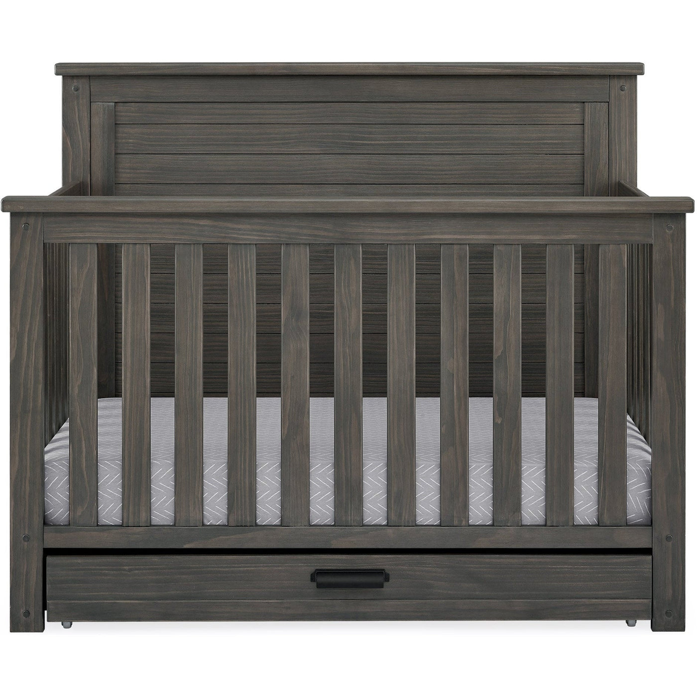 Delta Children Full Size Wood Bed Rails - Moonstruck Gray