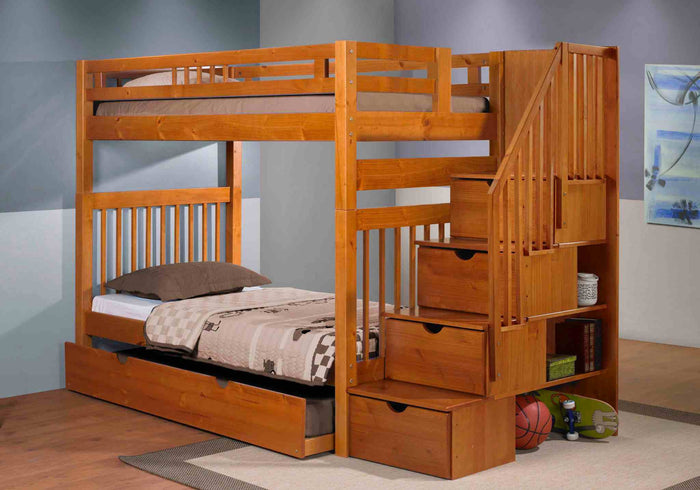 Innovations Sacramento Twin/Twin Bunk with Staircase