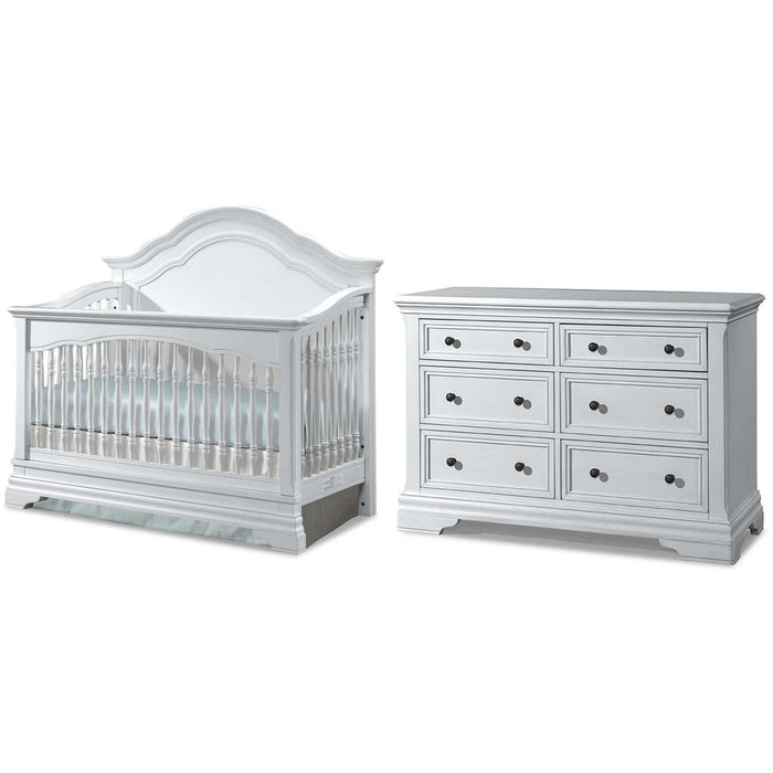 Stella Baby Athena Convertible Crib + Double Dresser Set