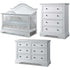Stella Baby Athena Convertible Crib + Double Dresser + Chest Set