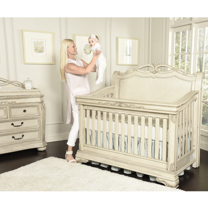 Kingsley Wessex Lifetime Crib + Double Dresser Set